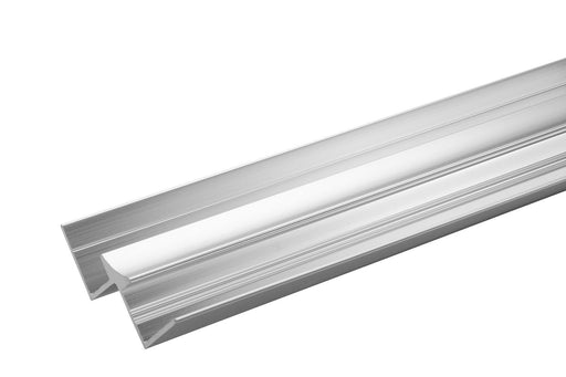 Bright Silver Showerwall Internal Fixing Trim 30mm (2.45m length)