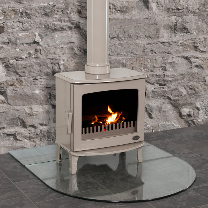 Carron 12mm Glass Curved Stove Hearth