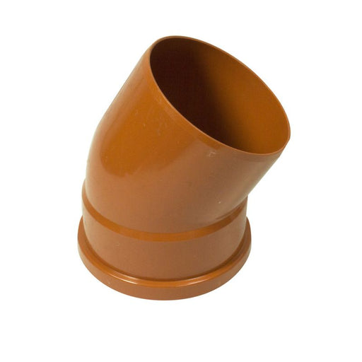 Single Socket Underground Downpipe 30° Bend 160mm