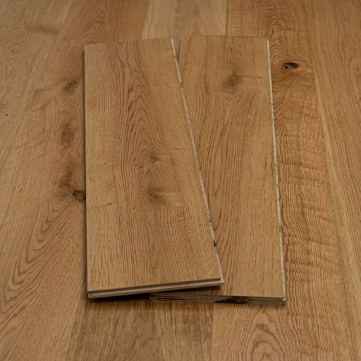 Herringbone Oak Engineered Flooring - Natural Oak Brushed UV Lacquered