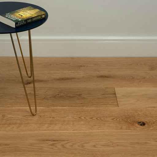Herringbone Oak Engineered Flooring - Natural Oak Brushed UV Lacquered