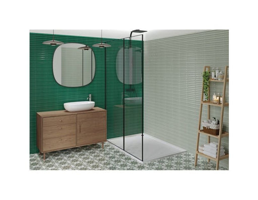 Hydra Green 20cm X 20cm Wall & Floor Tile in bathroom