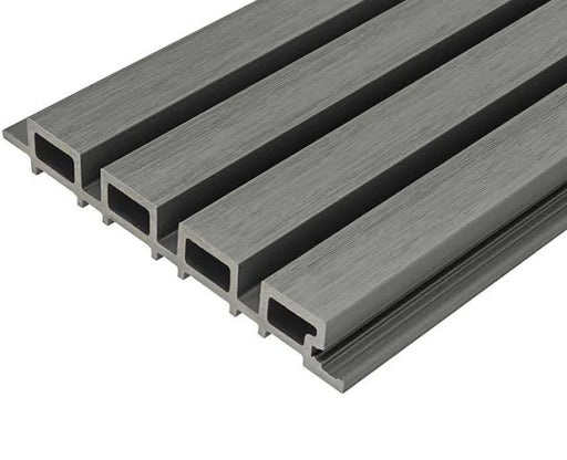 Charcoal Cladco WPC Slatted Wall Cladding Panel 220mm