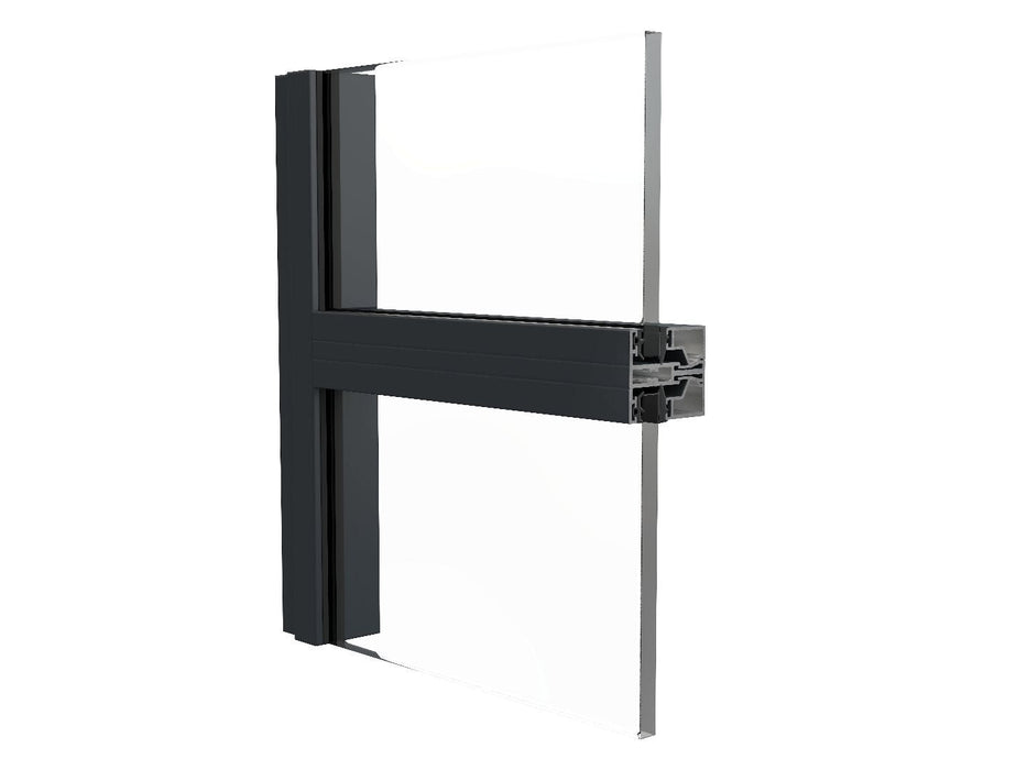 2800mm Black Internal Aluminium Sliding Door - AluSpace Internal Screening System