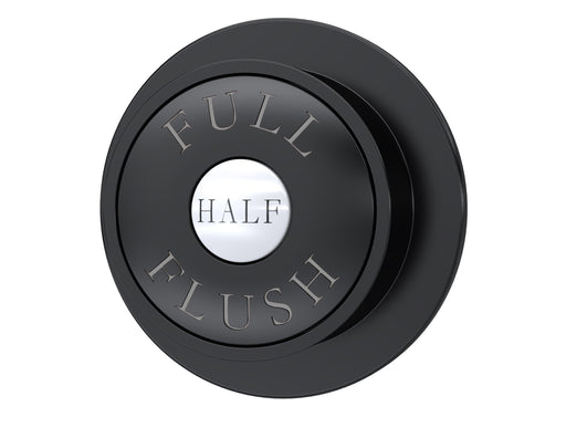 Black Dual Flush Button