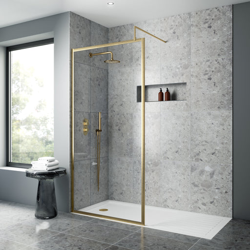 Full Outer Frame Wetroom Screen 1850x1400x8mm