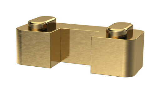 Brushed Brass Wetroom Screen Support Foot