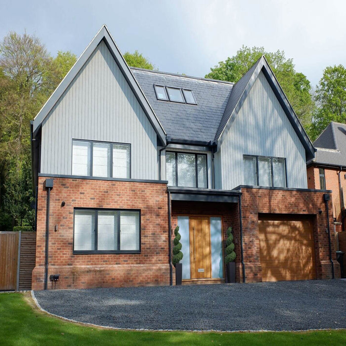 Embrace Timeless Elegance with Moondust Grey Vertical Coastline Composite Cladding: A Stylish Fusion of Form and Function