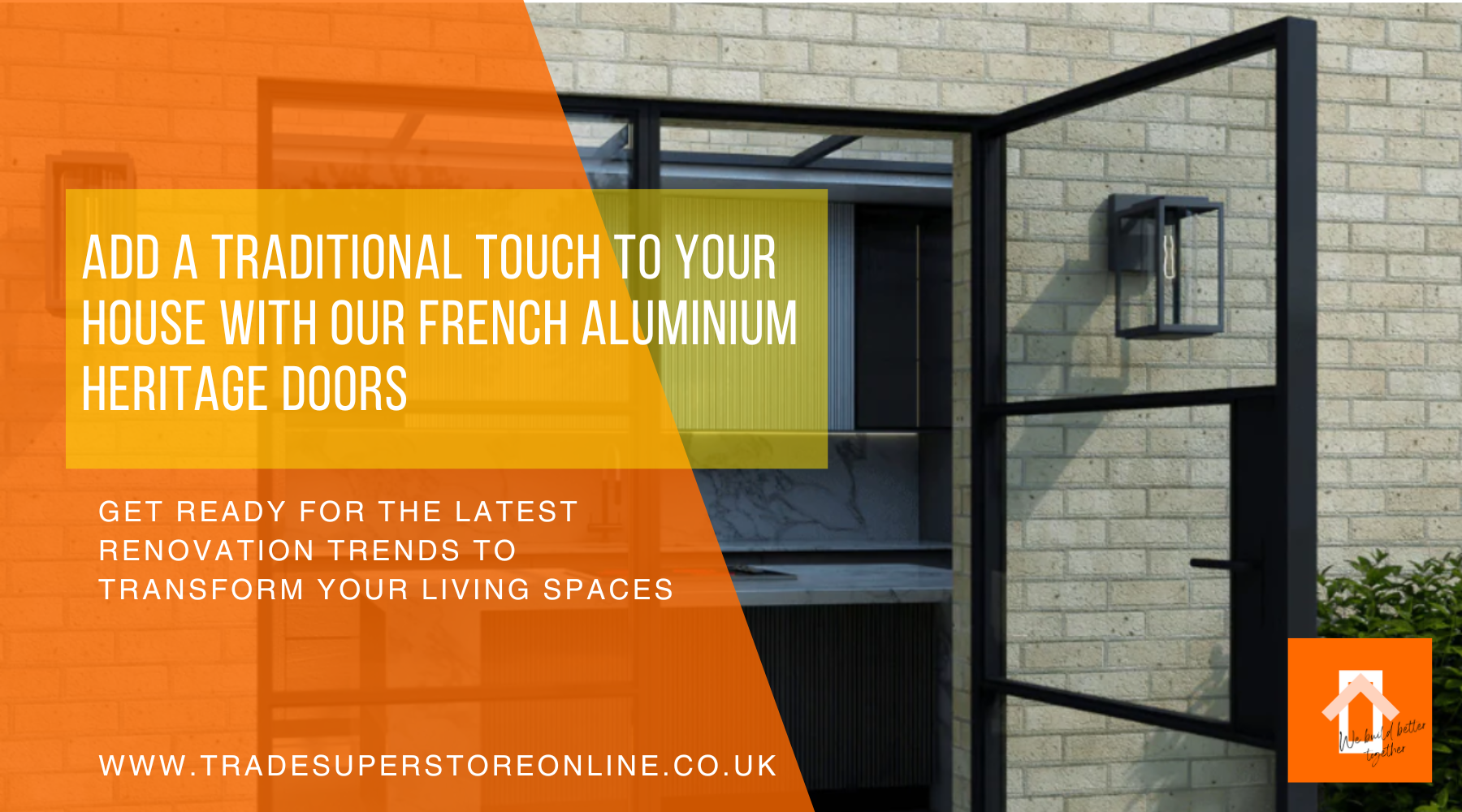 Add a Traditional Touch to Your House with Our French Aluminium Heritage Doors