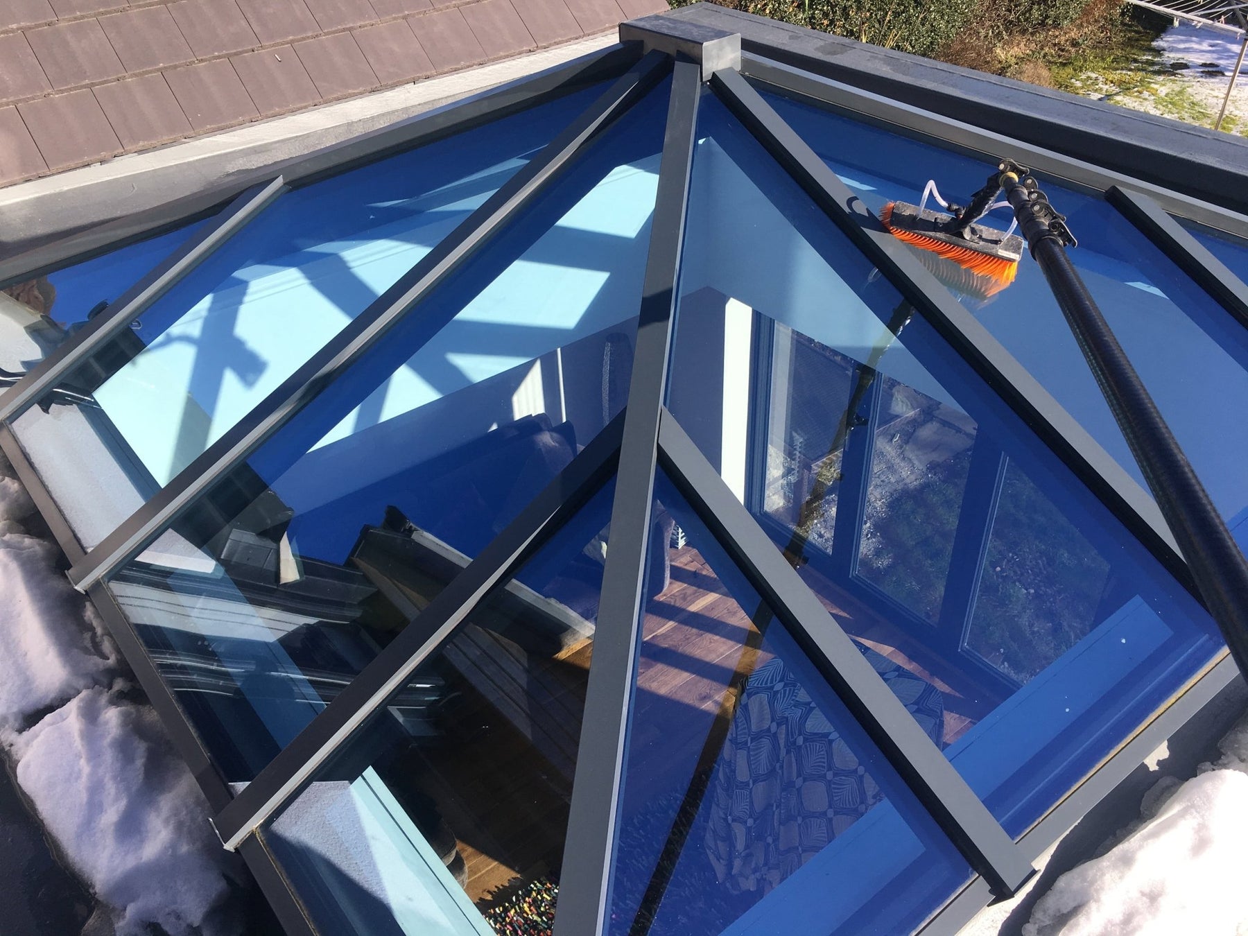 roof lantern cleaning glass cleaning