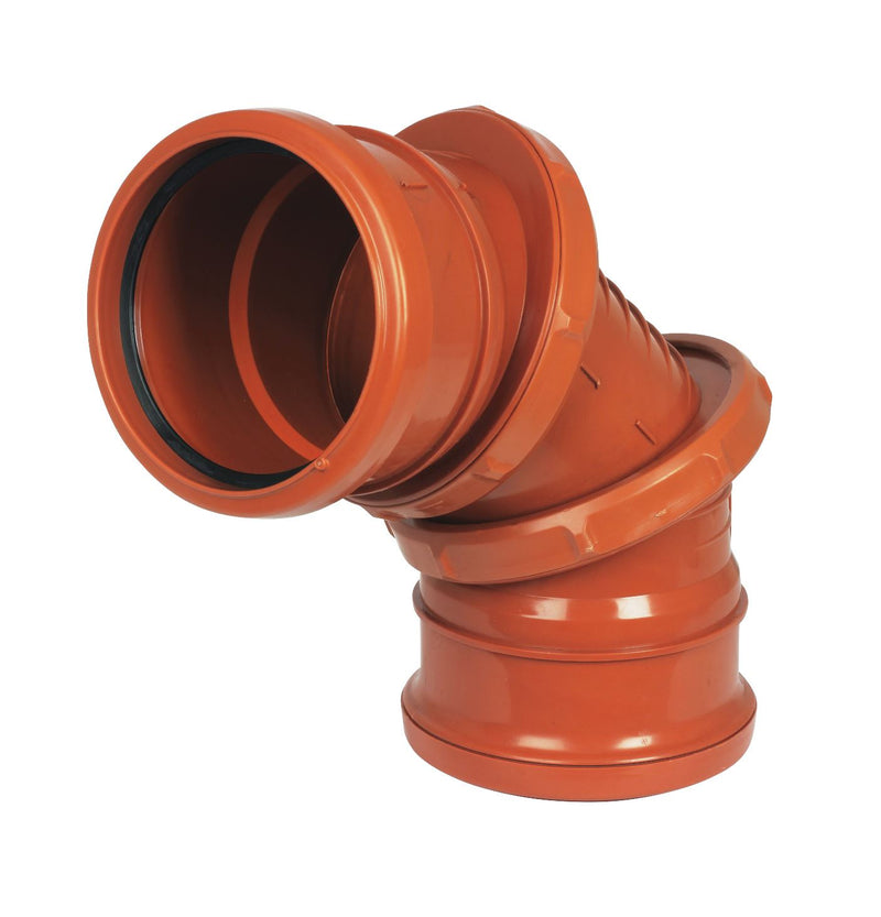 Adjustable Double Socket 0-90° Bend