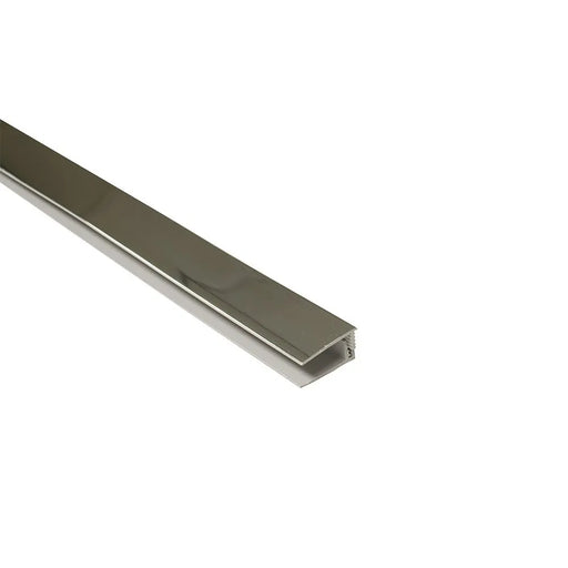 2-Part 8mm End Profile | Chrome | Plastic