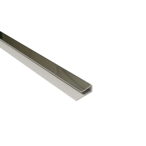 1-Part 10mm End Profile | Chrome | Plastic