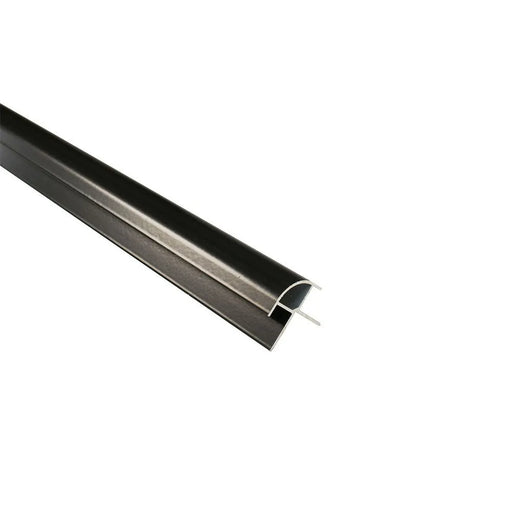 Maxi Panel External Corner Trim Gloss Black Metal 11.5mm