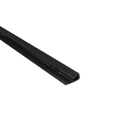 1-Part 8mm End Profile | Black | Plastic