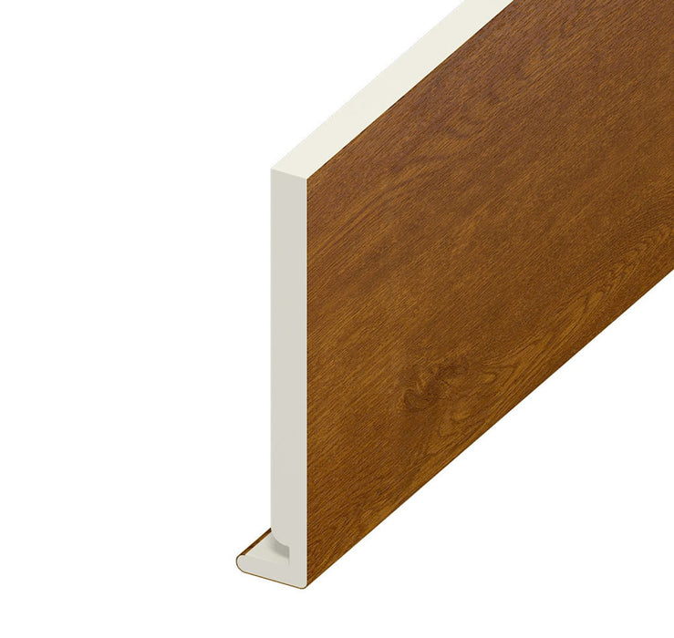 Golden Oak Woodgrain Fascia Board (5m length)