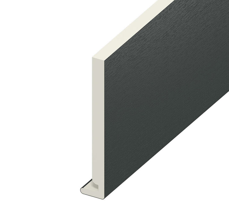 Anthracite Grey Woodgrain Fascia Board (5m length)