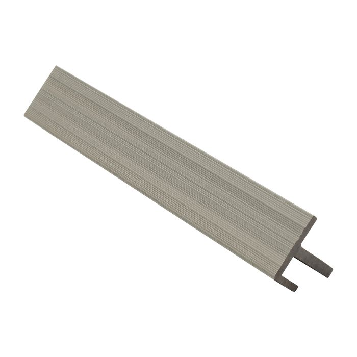 Silver Birch Composite Cladding F Trim 47mm (3.6m Length)