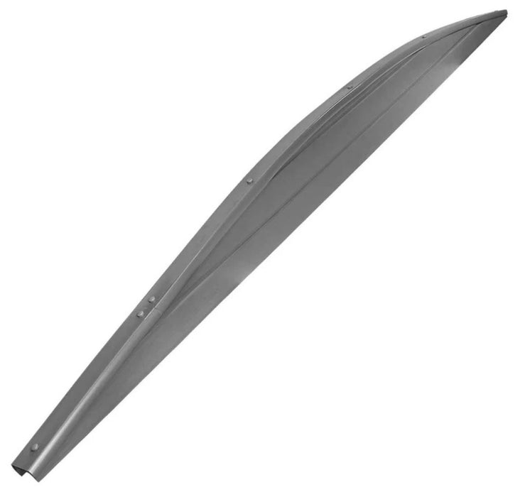 Graphite Eco Fence Panel Convex Top