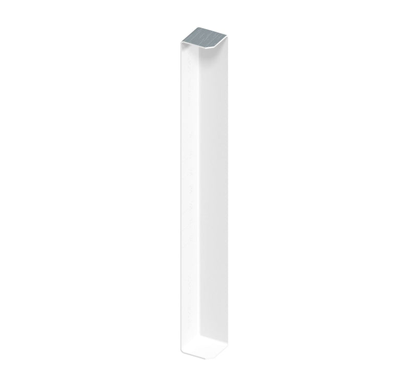 Moondust Grey Woodgain Fascia Double Ended Corner Trim (450mm Length)