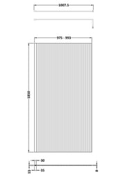 1000mm_x_1850mm_Fluted_Wetroom_Screen_Including_BAR_-_Dimensions