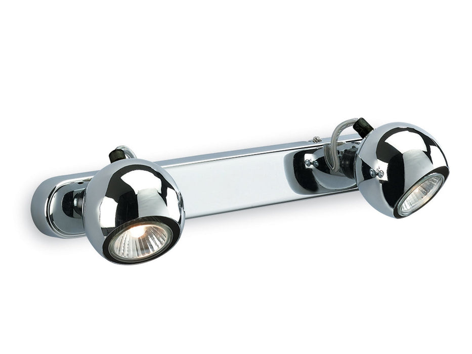 Magnetic 2 Light Bar - Chrome