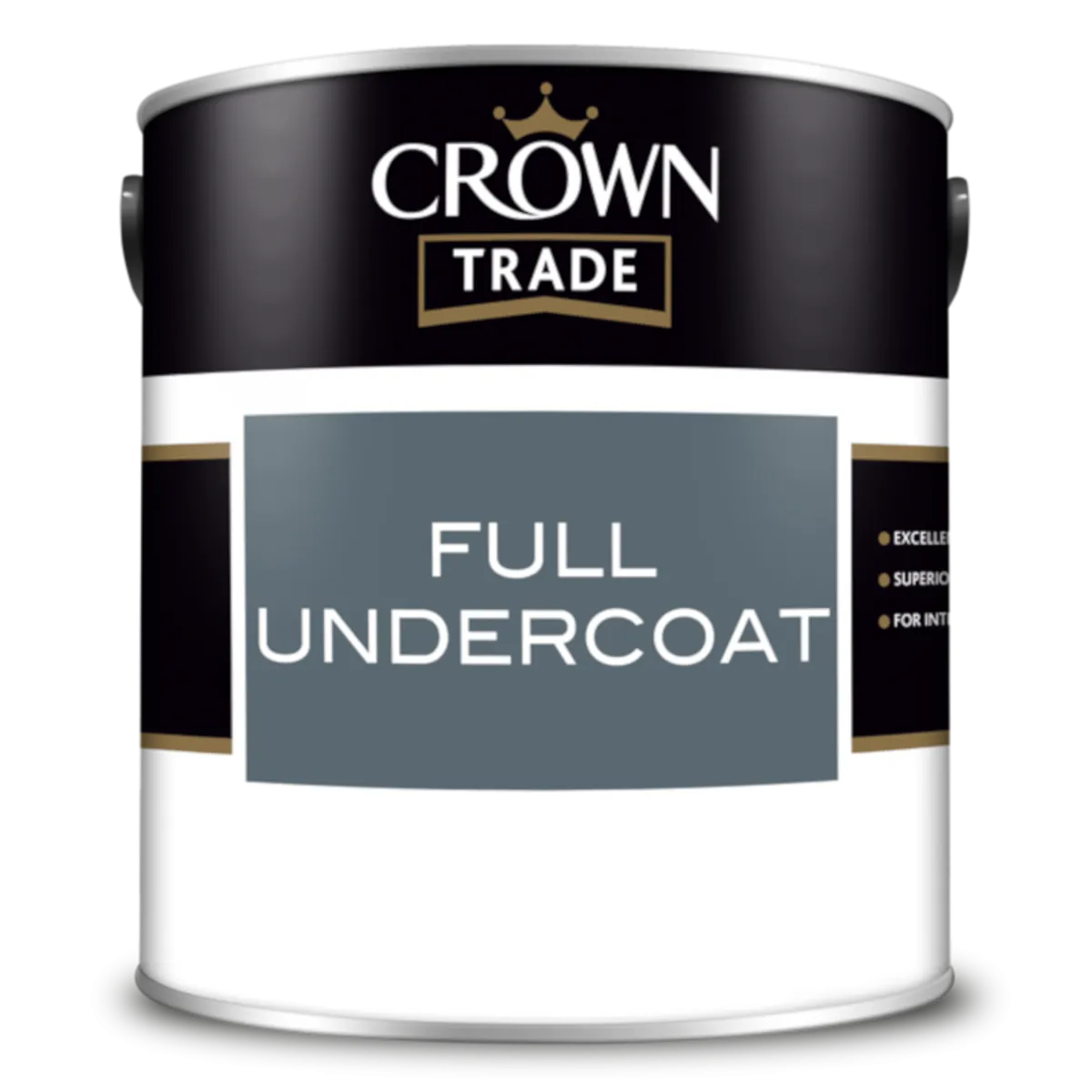 Crown Trade Undercoat Dark Grey 2.5L — Trade Superstore Online