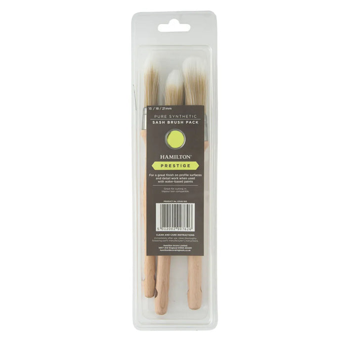 Hamilton Prestige Pure Synthetic Sash Brush Set