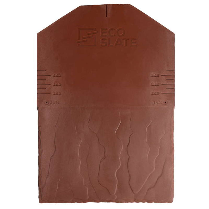 Eco Slate Recycled Plastic Slate Roof Tile OLD WORLD RED – Pack of 16
