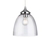 Seville Pendant - Chrome with Clear Glass