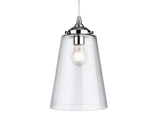 Seville Pendant - Chrome with Clear Glass