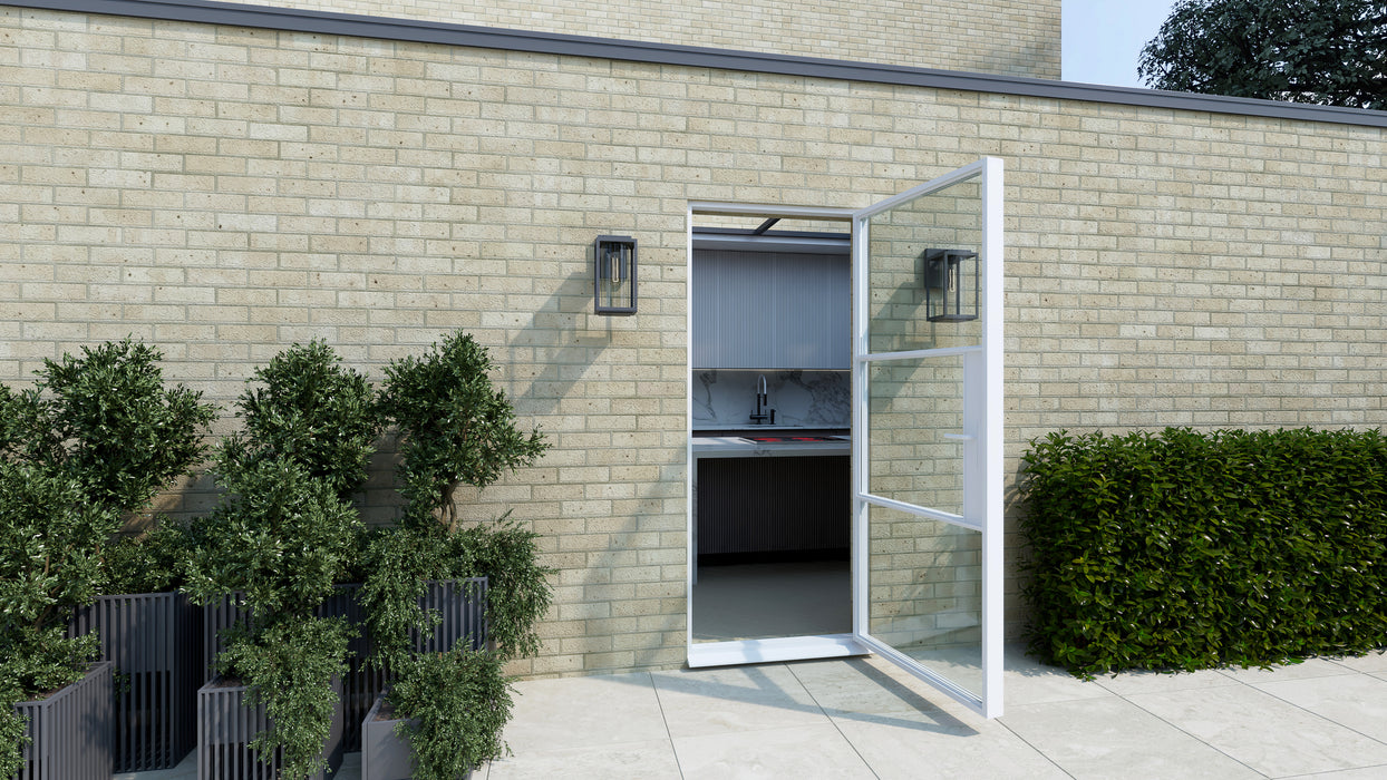 900mm - White Heritage Aluminium Single Door