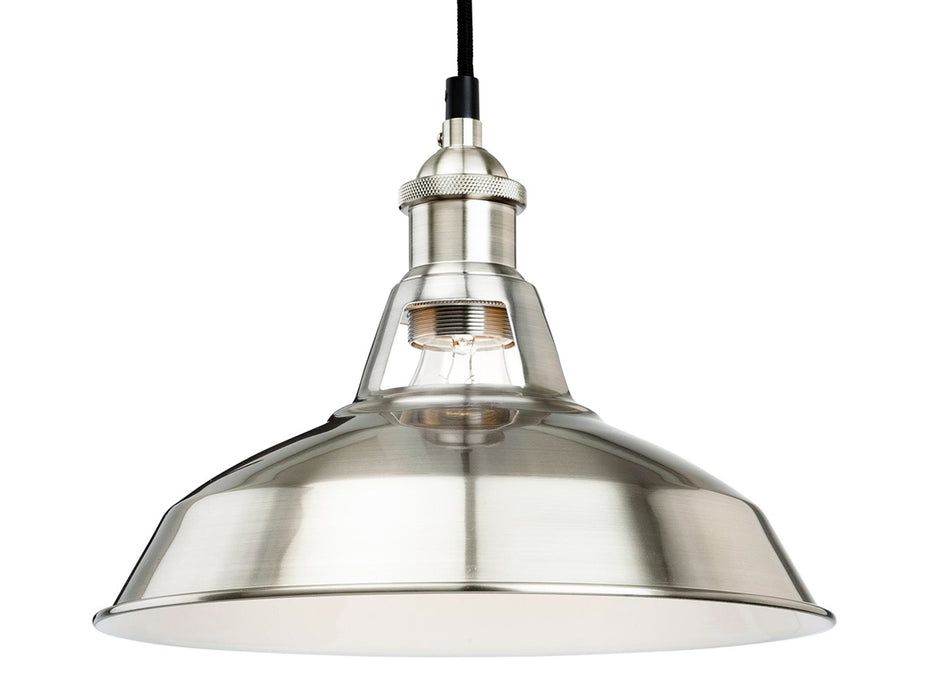 Albany Pendant - Brushed Steel