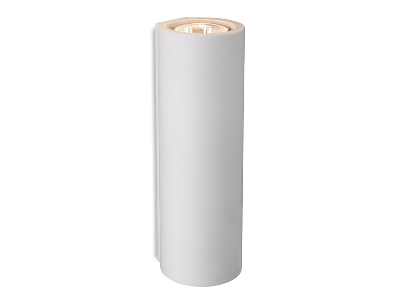 Wells 2 Light Plaster Wall Light - White