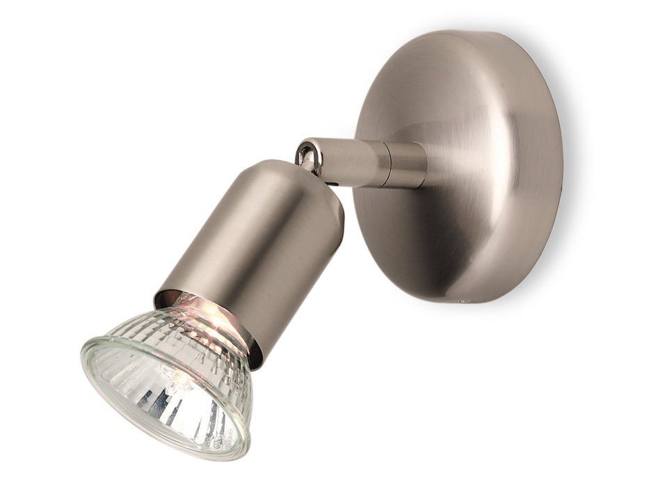 Runner Single Spot - Brushed Steel