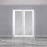 1500mm Origin Hipca White Gloss Aluminum Bifold - 2 Section - Home Build Doors