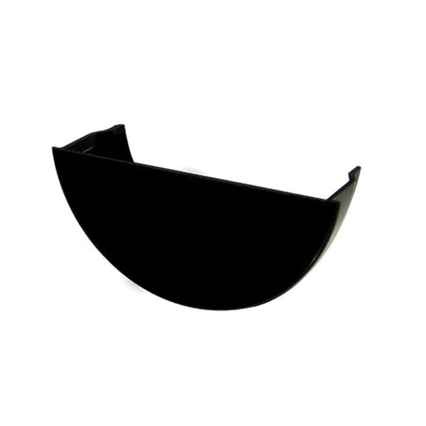 PVC Gutter - FloPlast - 112mm - Internal Stop End - Black