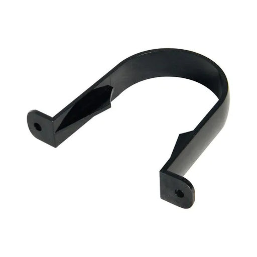PVC Gutter - FloPlast -  68mm - Downpipe Clip - Black