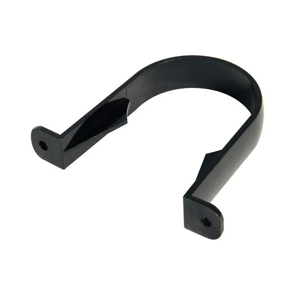 PVC Gutter - FloPlast -  68mm - Downpipe Clip - Black