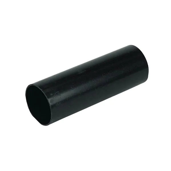 PVC Gutter - FloPlast -  68mm - Downpipe Length - Black