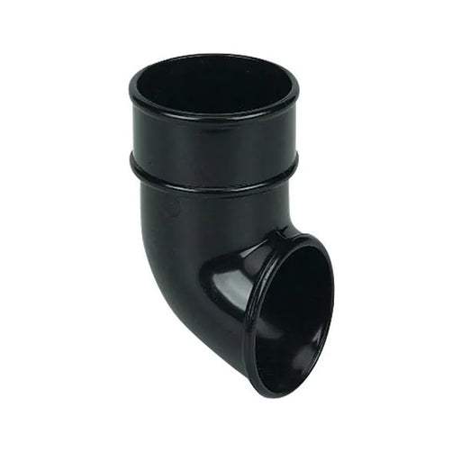 PVC Gutter - FloPlast -  68mm - Downpipe Shoe - Black