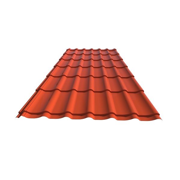 Tile Effect Roof Sheet - HPS200 Coated - 0.5mm Thickness