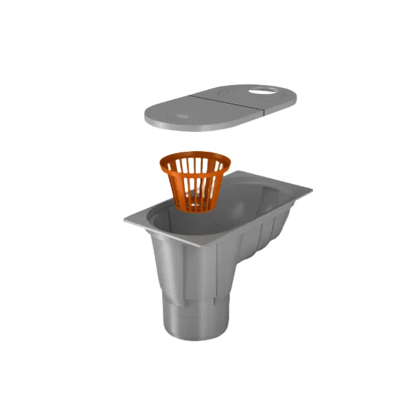 RoofArt Scandic Rainwater System - Universal Gully for Steel Gutter