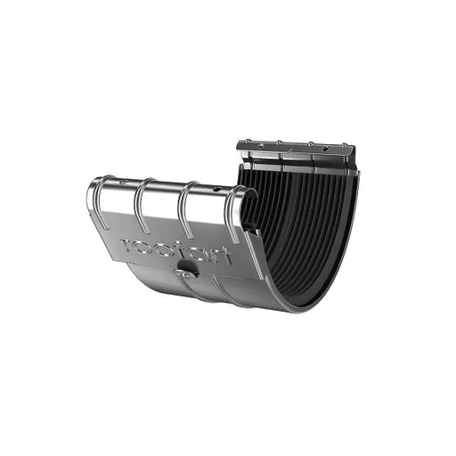 RoofArt Scandic Rainwater System - 125mm, Steel Gutter Joint with Rubber Seal Plain Galvanised