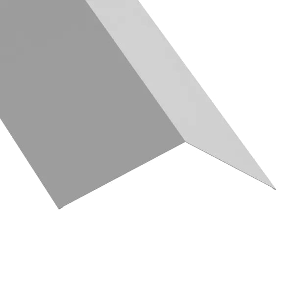 Steel Flashings -External Corner - 3.0m Length - 250mm x 250mm x 120° - Plastic Coated