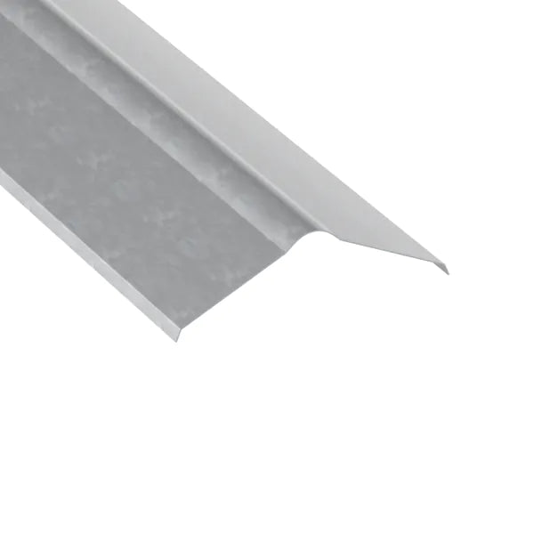 Roll Top Ridge Cap - 1.8m Length - 130mm x 135mm x 135° - Galvanised