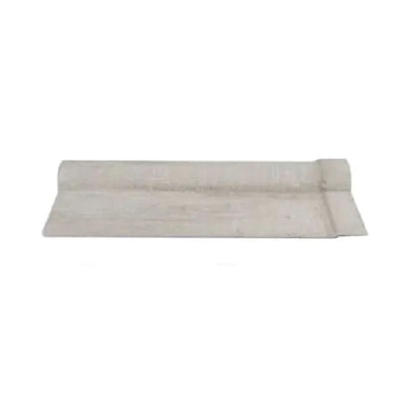 Fibre Cement - Adjustable Ridges -2-Piece Flat Ridge- Natural Grey - Pair