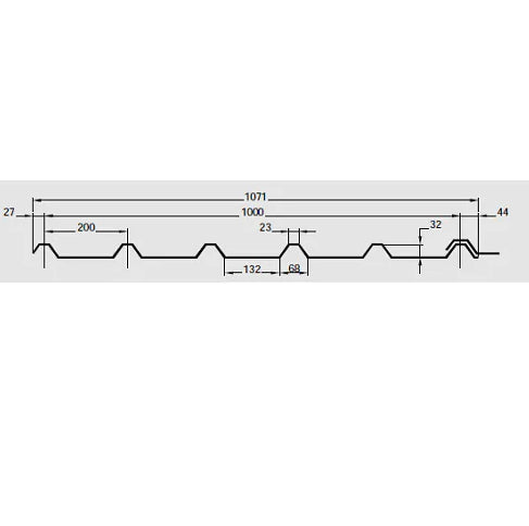 Foam Filler - 1m long -Profiles MW5, 32/1000B & 32/1000CW - Polyethylene - Bi-Colour