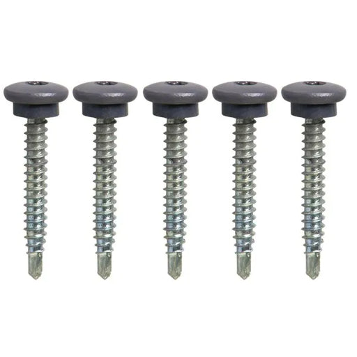 Low Profile Woodtek Drillscrews - Coloured Coated Heads - 35mm