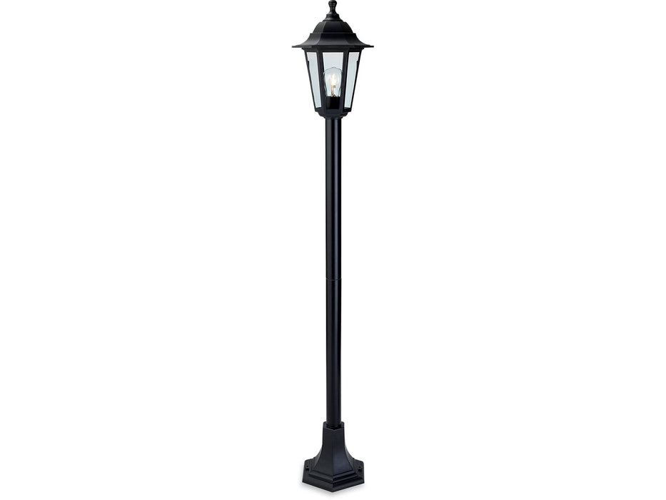 Malmo Resin Lantern - Post - Black